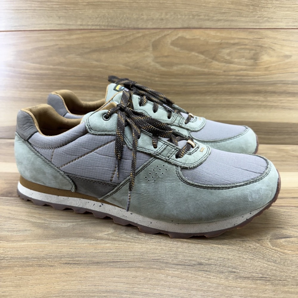 LL BEAN Katahdin Trail Outdoor Hiking Sneakers Mens 13 Green Gray All Terrain